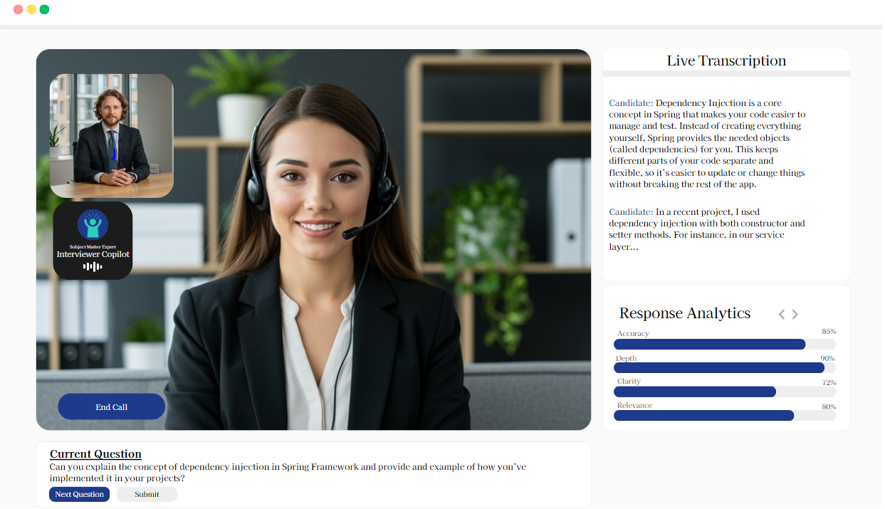 HireAide Interface Demo